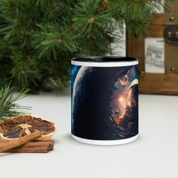 DEEP SPACE, Mug with colored inside