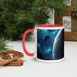 DEEP SPACE, Tasse mit farbiger Innenseite