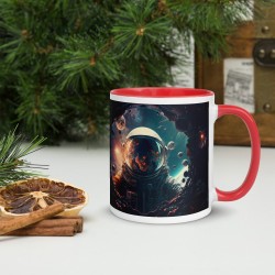 DEEP SPACE, Tasse mit farbiger Innenseite