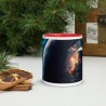 DEEP SPACE, Tasse mit farbiger Innenseite