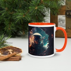 DEEP SPACE, Tasse mit farbiger Innenseite