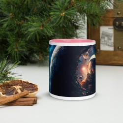 DEEP SPACE, Mug with colored inside