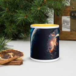 DEEP SPACE, Mug with colored inside