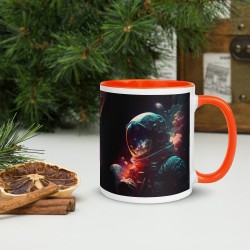 DEEP SPACE, Tasse mit farbiger Innenseite