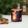 DEEP SPACE, Tasse mit farbiger Innenseite