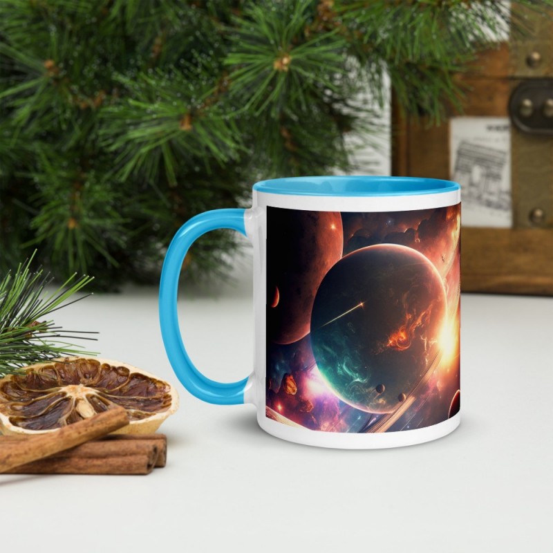 DEEP SPACE, Mug with colored inside