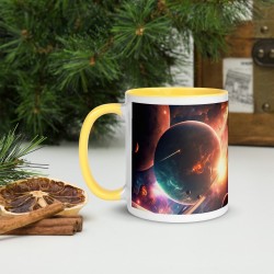 DEEP SPACE, Mug with colored inside