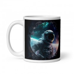 DEEP SPACE, White glossy mug