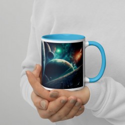 DEEP SPACE, Mug with colored inside