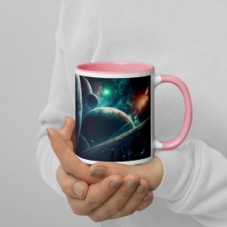 DEEP SPACE, Mug with colored inside