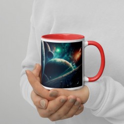 DEEP SPACE, Mug with colored inside