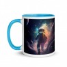 DEEP SPACE, Tasse mit farbiger Innenseite