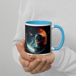 DEEP SPACE, Tasse mit farbiger Innenseite