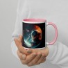 DEEP SPACE, Tasse mit farbiger Innenseite