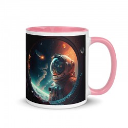 DEEP SPACE, Tasse mit farbiger Innenseite