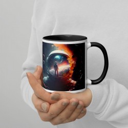 DEEP SPACE, Tasse mit farbiger Innenseite