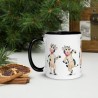 Happy Cow, Tasse mit farbiger Innenseite