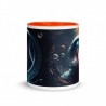 DEEP SPACE, Tasse mit farbiger Innenseite