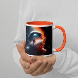 DEEP SPACE, Tasse mit farbiger Innenseite