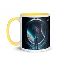 DEEP SPACE, Tasse mit farbiger Innenseite