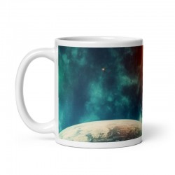 DEEP SPACE, White glossy mug