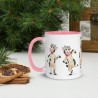 Happy Cow, Tasse mit farbiger Innenseite