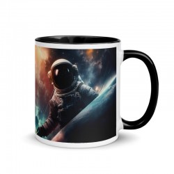 DEEP SPACE, White glossy mug