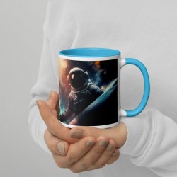 DEEP SPACE, White glossy mug