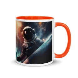 DEEP SPACE, White glossy mug