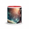 DEEP SPACE, Tasse mit farbiger Innenseite