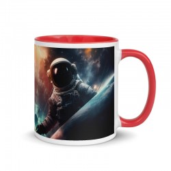 DEEP SPACE, Tasse mit farbiger Innenseite