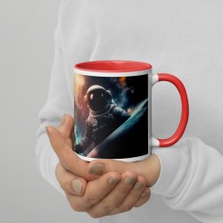 DEEP SPACE, Tasse mit farbiger Innenseite