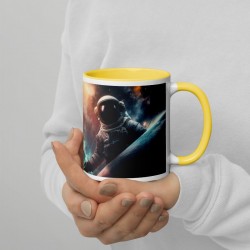 DEEP SPACE, White glossy mug