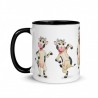 Happy Cow, Tasse mit farbiger Innenseite