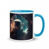 DEEP SPACE, Tasse mit farbiger Innenseite