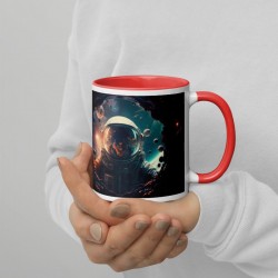 DEEP SPACE, Tasse mit farbiger Innenseite