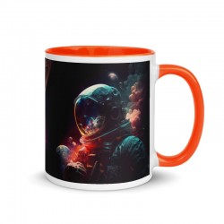 DEEP SPACE, Tasse mit farbiger Innenseite