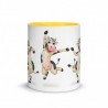 Happy Cow, Tasse mit farbiger Innenseite