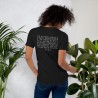 Fight! Dunkles Shirt mit Rückendruck, Unisex t-shirt