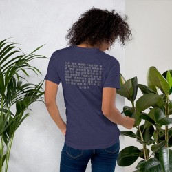 Fight! Dunkles Shirt mit Rückendruck, Unisex t-shirt