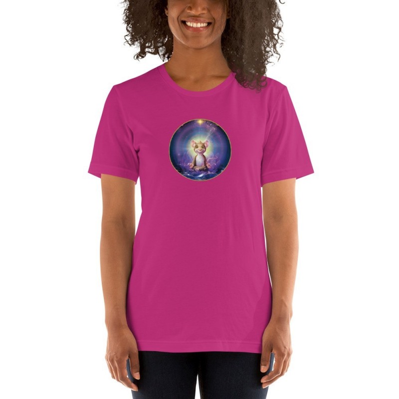 Unisex t-shirt  MOUSE YOGA