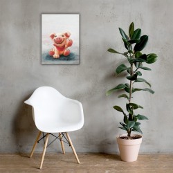 Happy piggy, canvas print