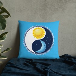 Kissen Maus Yoga Yin Yang