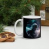 DEEP SPACE, White glossy mug