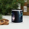 DEEP SPACE, Tasse mit farbiger Innenseite