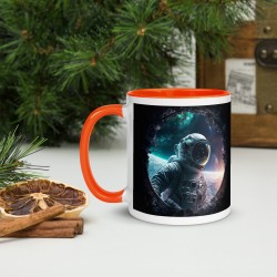 DEEP SPACE, Tasse mit farbiger Innenseite