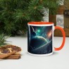 DEEP SPACE, Tasse mit farbiger Innenseite