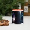 DEEP SPACE, Tasse mit farbiger Innenseite