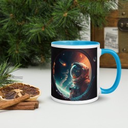 DEEP SPACE, Tasse mit farbiger Innenseite