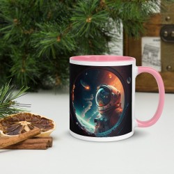 DEEP SPACE, Tasse mit farbiger Innenseite